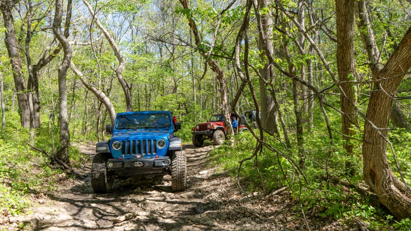 Rattlesnake Alley BOH - Kansas Rocks Recreation Park - Waypoint 7: 3-Hour Tour Trailhead