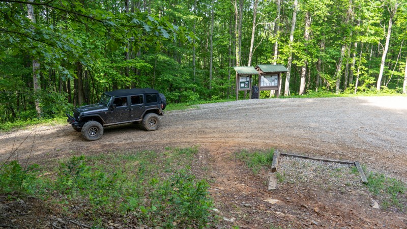 93A - Access - Waypoint 1: Blue Rock Trailhead