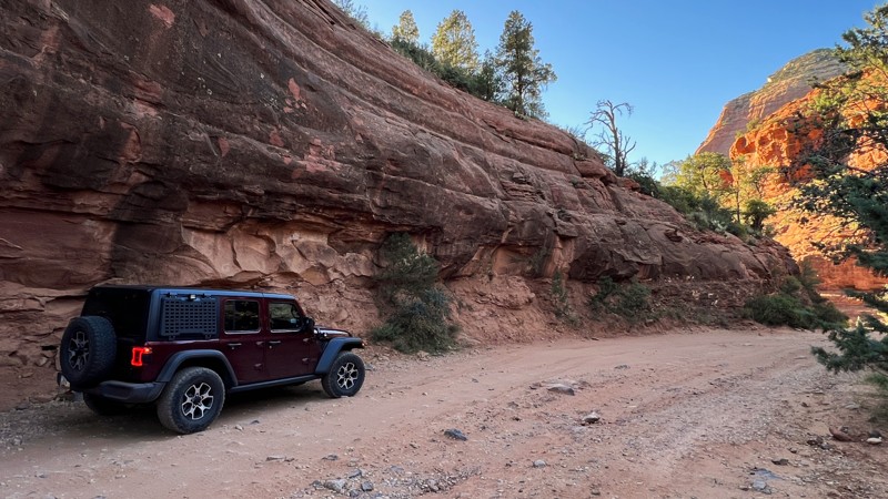 Schnebly Hill Road - Waypoint 14: Overhang